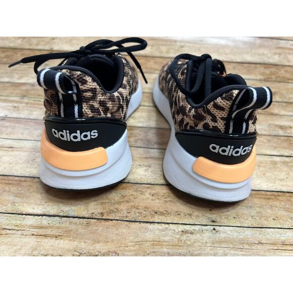 Adidas Women's Racer TR21 Leopard Animal Print Sneaker Running Shoe Size 8 - Picture 5 of 11